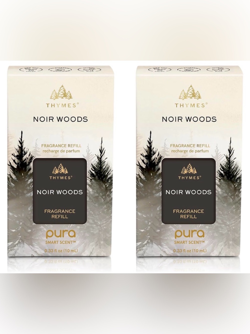 Thymes Noir Woods Pura Fragrance Refill (pack of 2)